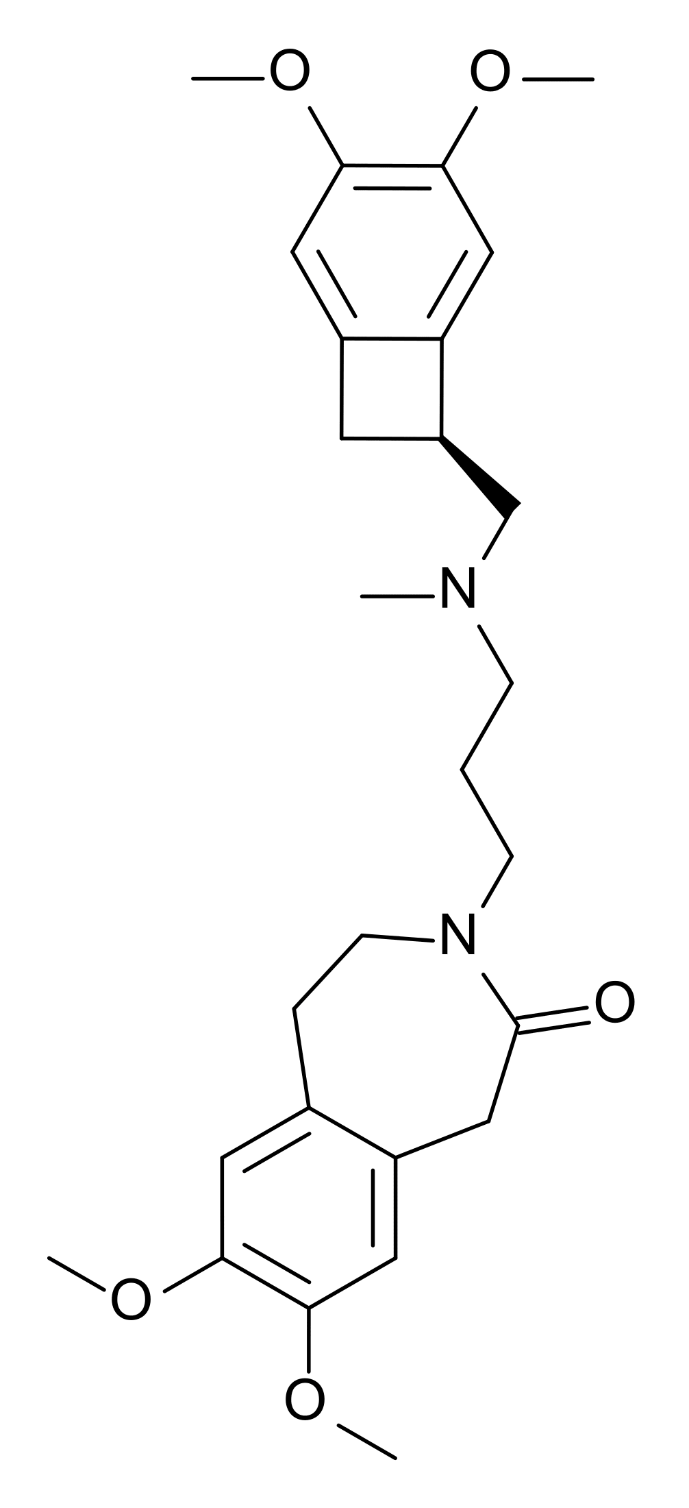 ивабрадин молекула