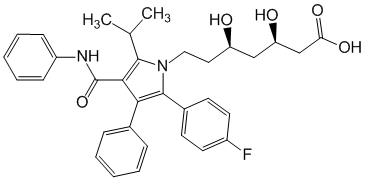 аторвастатин формула