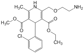 амлодипин формула молекулы