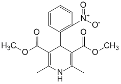 нифедипин молекула